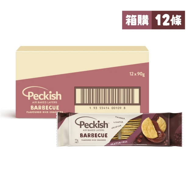 Peckish 派瑞許空氣烘焙米餅-酸奶香蔥口味 90g/入