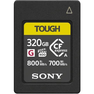 【SONY 索尼】CEA-G320T 320G/GB 800MB/S CFexpress Type A TOUGH 高速記憶卡 適用A1 A7M4 A7S3(公司貨)