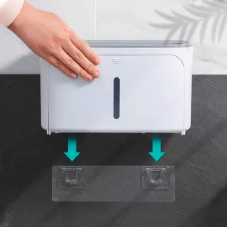 【FL 生活+】加購-衛生紙收納盒(無痕壁掛洞洞板專用)