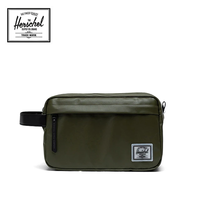 Herschel 官方直營 手提包 收納包 化妝包 旅行包 5L Chapter Travel Kit 綠(11195-04281-OS)