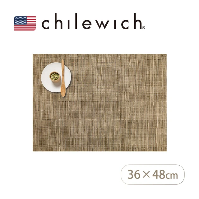 ChilewichChilewich 仿竹方形餐墊36X48cm-駝色(紐約時尚餐地墊首選)