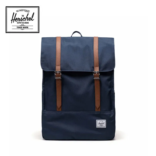 【Herschel】官方直營 後背包 16吋筆電包 書包 減壓肩帶 17.5L Survey 藍(11404-00