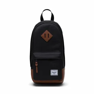 【Herschel】官方直營 斜背包 單肩包 胸包 8L Heritage Shoulder Bag(黑)