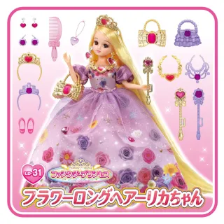 【TAKARA TOMY】Licca 莉卡娃娃 LD-31 花花長髮莉卡