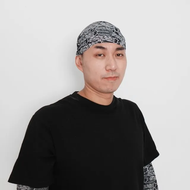 【Mega coouv】超人力霸王聯名款 高爾夫魔術頭巾(迪卡光線款 防曬頭巾 涼感頭巾 防曬面罩 涼感面罩)