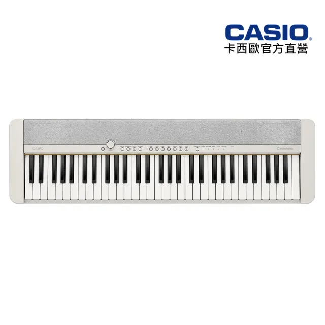 【CASIO 卡西歐】原廠直營61鍵標準電子琴(CT-S1WE-P5白色)