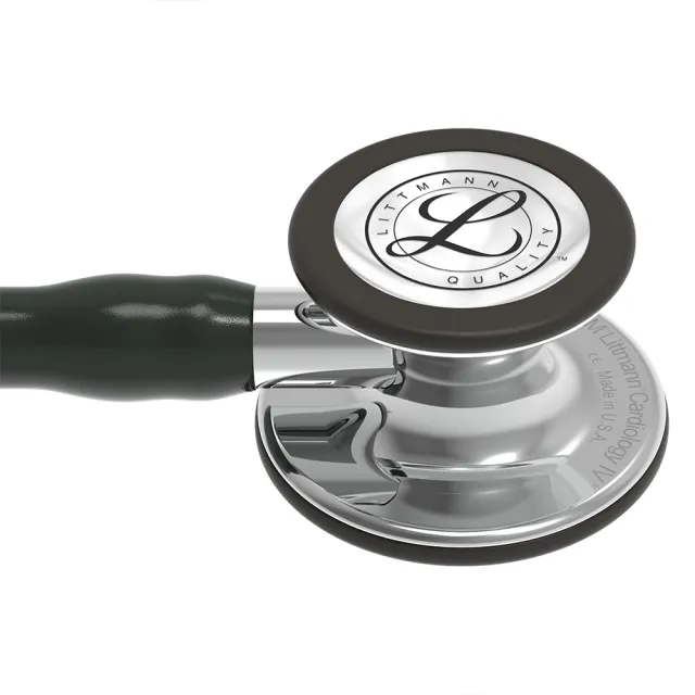 【3M】Littmann 心臟科第四代 6177 尊爵黑色管/鏡面聽頭(聽診器權威 全球醫界好評與肯定)