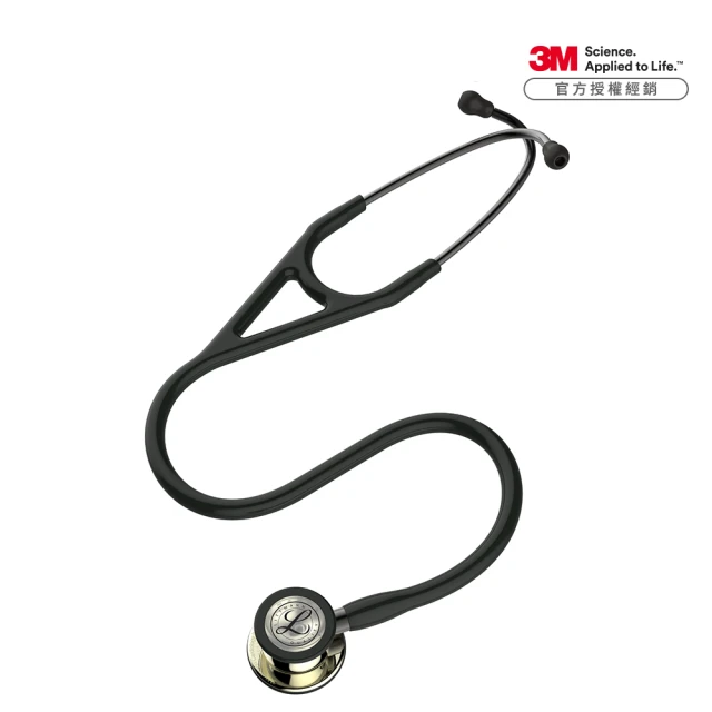 3M Littmann 心臟科第四代 6179 尊爵黑色管/香檳金聽頭(聽診器權威 全球醫界好評與肯定)