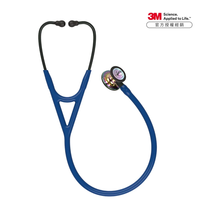 3M Littmann 心臟科第四代 6242 海軍藍色管/高光炫彩聽頭/黑色金屬杆(聽診器權威 全球醫界好評與肯定)