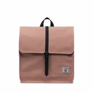 【Herschel】官方直營 後背包 13吋筆電包 書包 磁扣 防潑水 14L City Mid 玫瑰粉(1