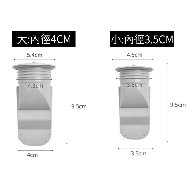 【MY LIFE 漫遊生活】● 多層阻隔浴室排水口過濾防味器2入組※(除臭/防蚊蟲/售完不補)