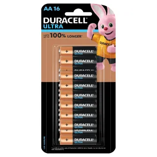 【DURACELL】金頂ULTRA超能量3號AA 16入裝(電力更強 耐力更久)