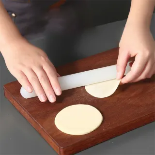 【Dagebeno荷生活】光滑順手不沾面桿麵棍 PP食品材質省力桿麵棒(三款各1入)