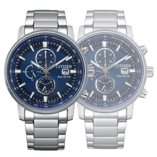 【CITIZEN 星辰】Chronograph 亞洲限定 光動能計時腕錶(CA0840-87L)