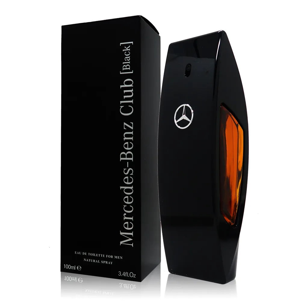 【Mercedes-Benz 賓士】Club Black 黑色浪潮淡香水 EDT 100ml(平行輸入)