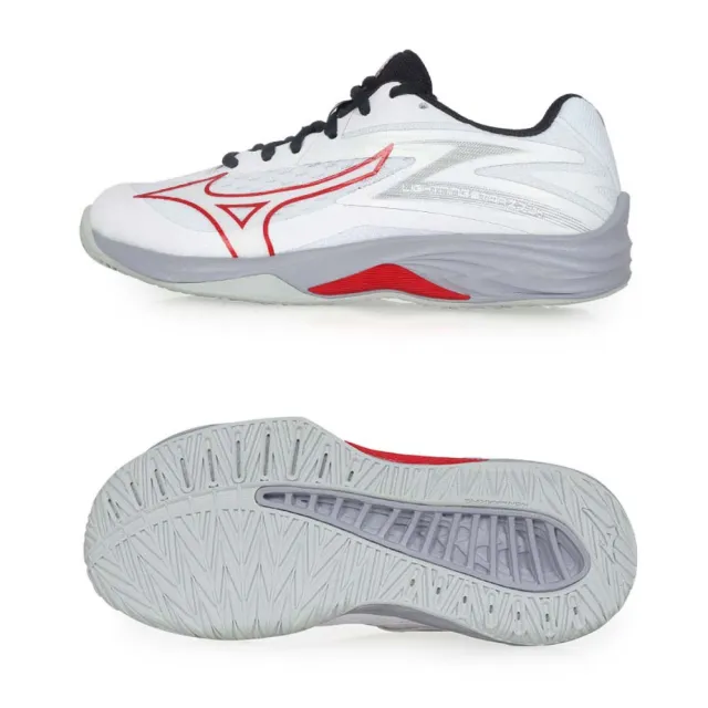 【MIZUNO 美津濃】20-24CM_LIGJTNING STAR Z7 JR. 男女兒童排球鞋(V1GD230396)