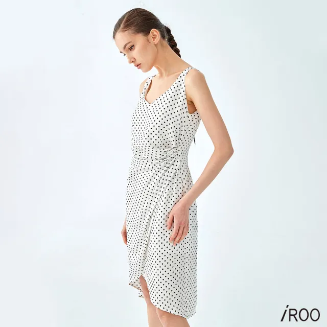 【iROO】點點印花洋裝