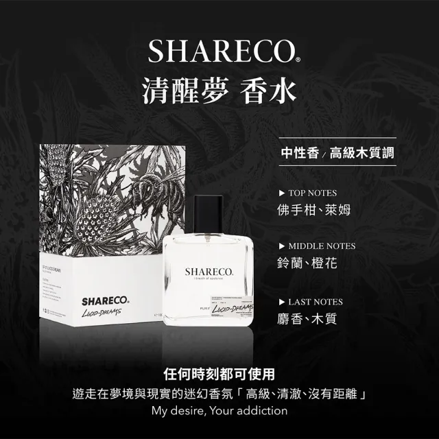 【SHARECO】陷阱系經典香水100ml(多款任選)