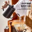【pakchoice】經典6件組手沖咖啡套組禮盒 生日禮物(手沖壺+濾杯+咖啡壺+濾紙+量勺+溫度計)