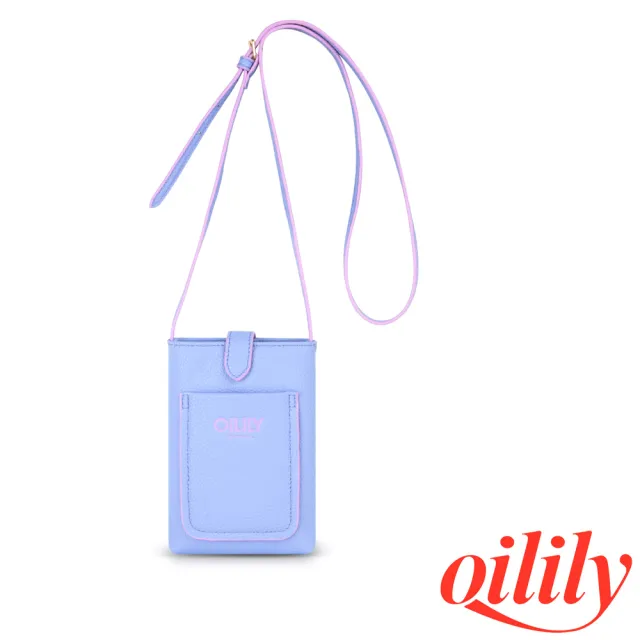 【Oilily】荷蘭品牌 Joylily 手機背袋(紫色)