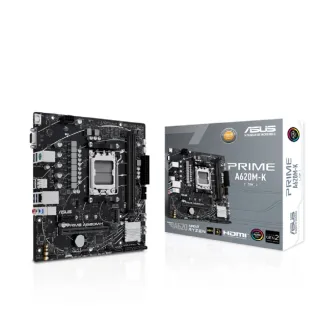 【ASUS 華碩】M+U組合★PRIME A620M-K-CSM主機板+AMD Ryzen R5-7600 CPU