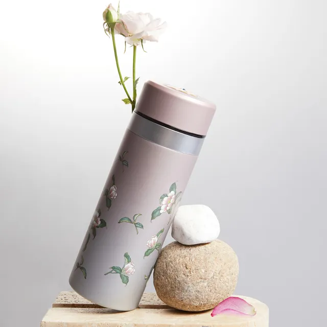 【乾唐軒】吉星花神保溫杯  330ml(鎏金/ 2色)