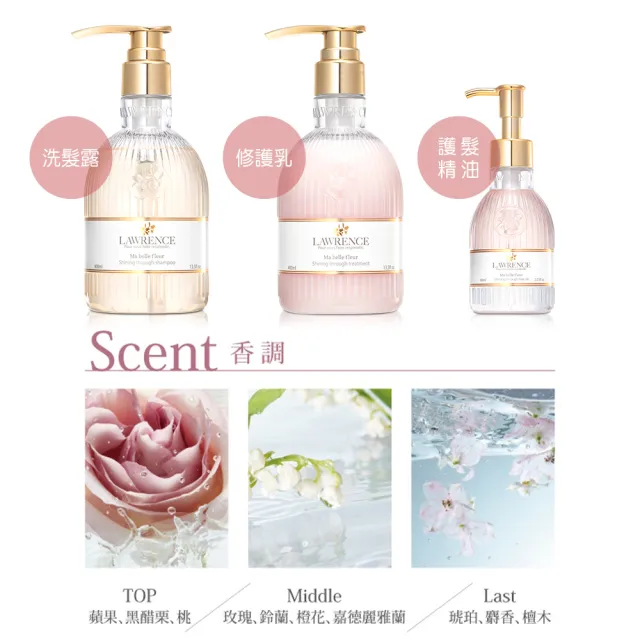【LAWRENCE 柔綸絲】閃耀滋養護髮精油60ml(專櫃公司貨)
