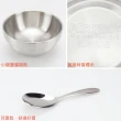神廚316不鏽鋼隔熱便當盒14cm+兒童碗+兒童匙(三件組)