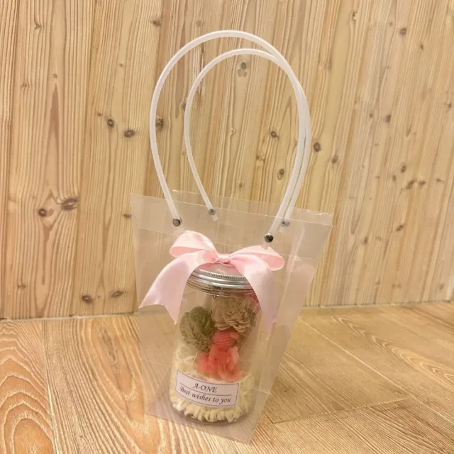 【A-ONE 匯旺】婚禮花罐 玫瑰蓪草花束☆繡球花 兔尾草滿天星 乾燥花 花 許願花瓶
