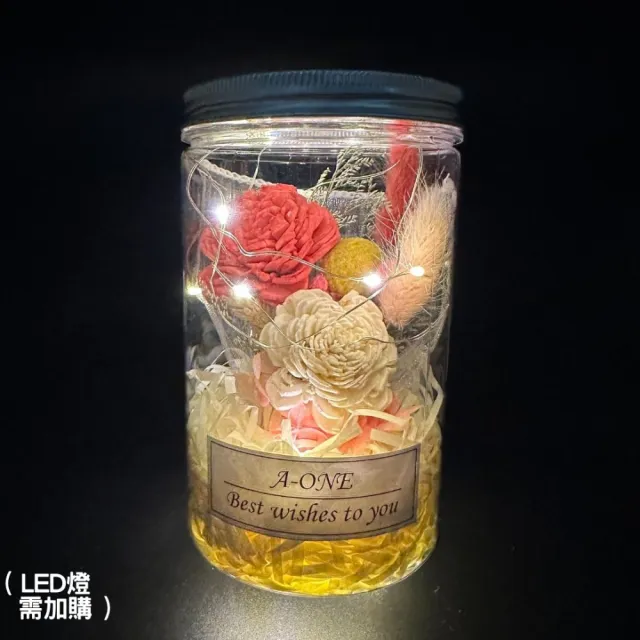 【A-ONE 匯旺】仿真花罐 索拉玫瑰花瓶 不凋花束 永生花束 乾燥花束 通草花 花瓶