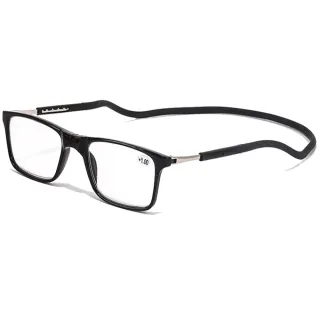 【Quinta】UV400抗紫外線濾藍光老花眼鏡(磁吸連結/鬆緊可調/不易丟失-QTP002)