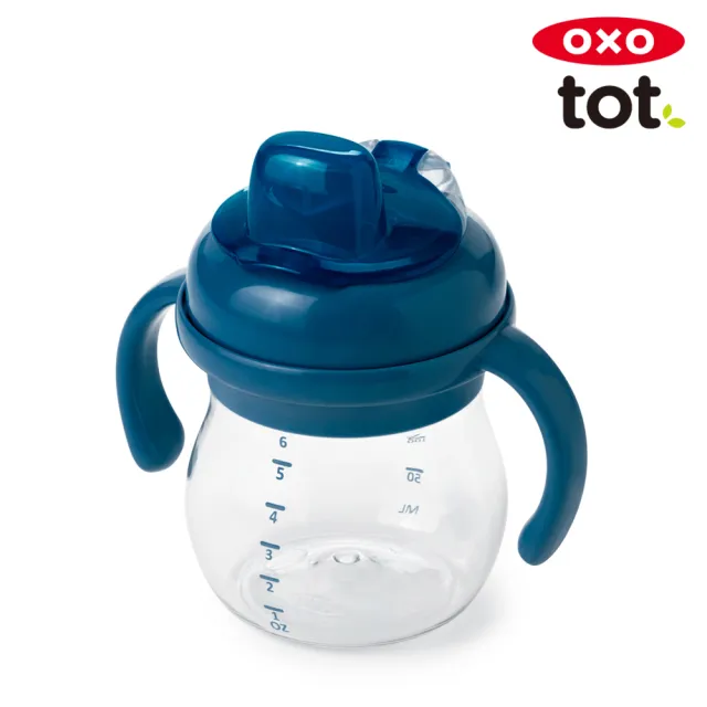 【美國OXO】tot 寶寶握鴨嘴杯(150ml/4M+)