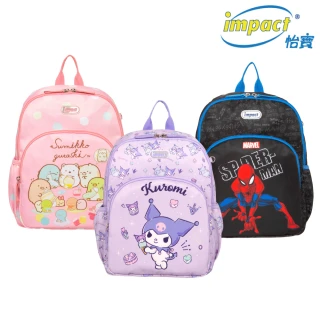 【IMPACT 怡寶】人氣聯名角色童趣幼兒園書包（酷洛米／角落生物／蜘蛛人）(兒童背包 兒童書包 幼稚園書包)