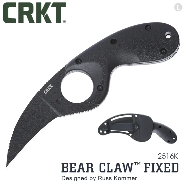 【CRKT】Bear Claw™ Fixed 直刀(#2516K)