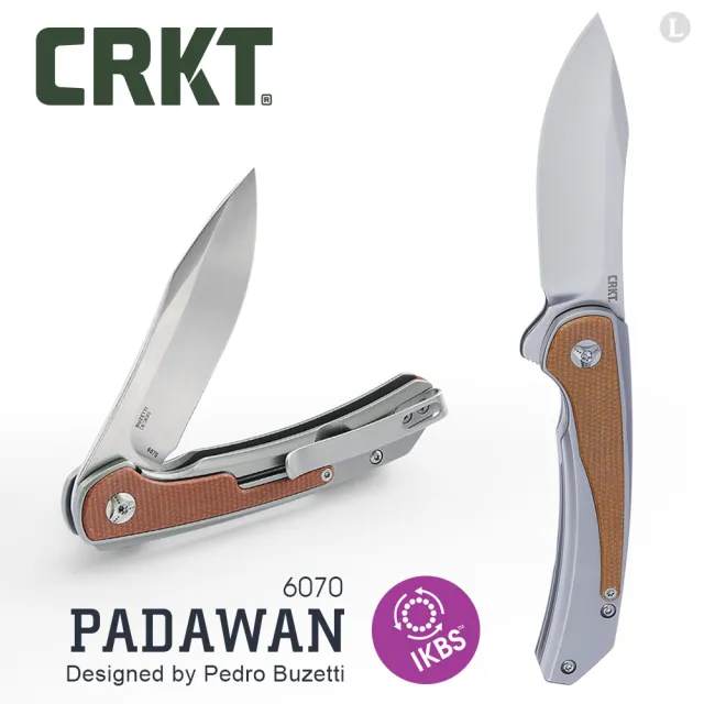 【CRKT】PADAWAN 折刀／棕色(#6070)