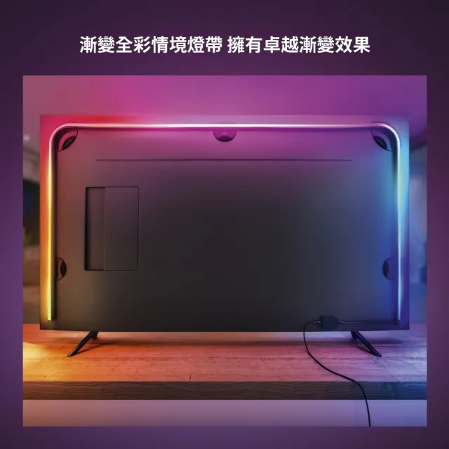 【Philips 飛利浦】Hue 智慧照明 Hue Play漸變全彩情境 電視娛樂組(PH021/PH012/PH010 家庭劇院首選)