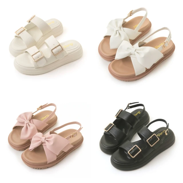 Clarks 女鞋 Alda Strap 厚底輕量寬帶涼鞋(