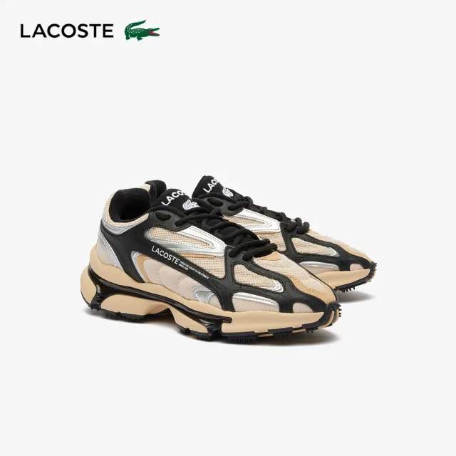 【LACOSTE】男鞋-L003 2K24 運動休閒鞋(棕/黑色)