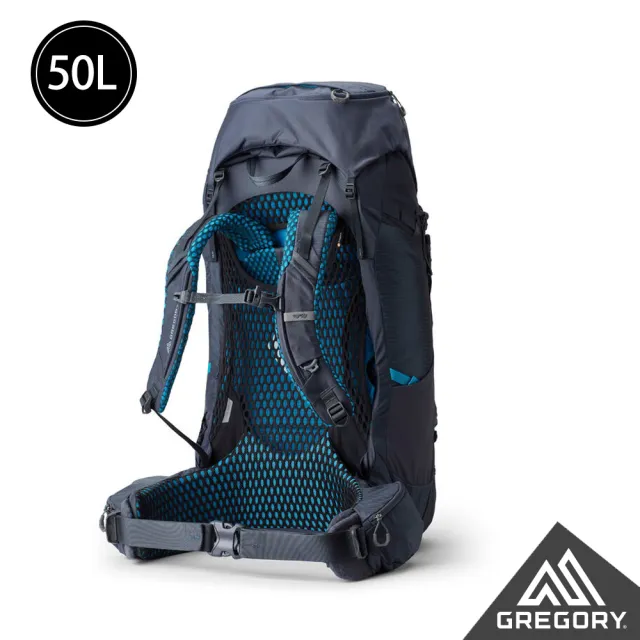 【Gregory】女 50L KALMIA 登山背包 S/M 夏至藍(附雨罩 負重包 多日包 登山包)