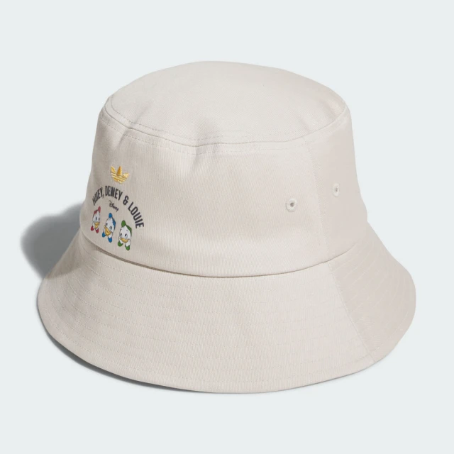 adidas 愛迪達adidas 愛迪達 帽子 漁夫帽 運動帽 遮陽帽 三葉草 DISNEY BUCKET 米白 JL7656