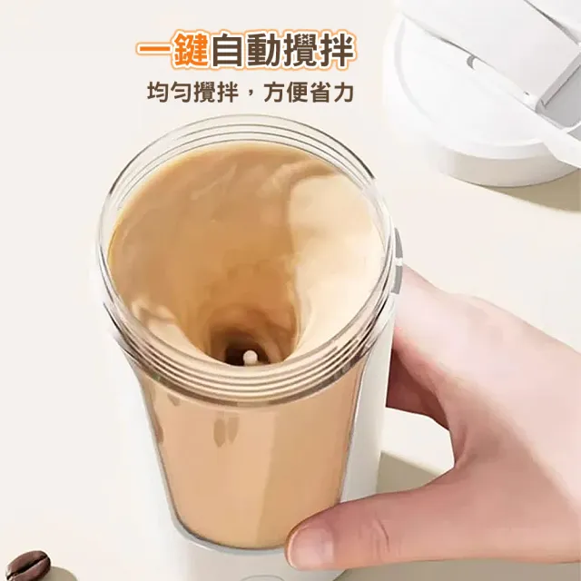 【太力】Tritan電動攪拌杯450ML  太空杯搖搖杯健身杯奶昔杯隨行杯(電池款 免充電 附2顆電池)