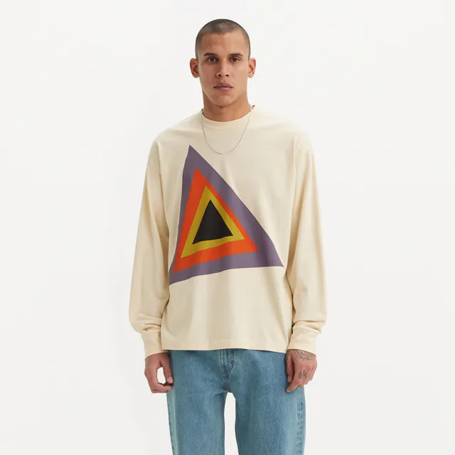 【LEVIS】Skateboarding™ 男款舒適印花長袖Tee恤 上衣 熱賣單品 A1006-0013