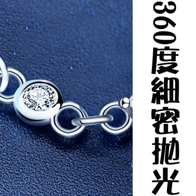 【MoonDy】手鏈 手鏈女 女手環 小禮物 S925 鈍銀手鏈 女生手鏈 莫桑鑽石手鍊 手飾 女生禮 