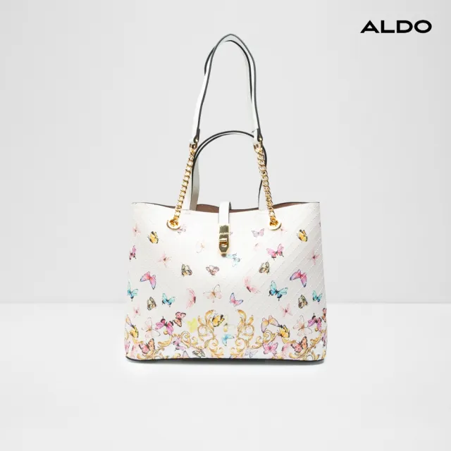 【ALDO】ILORON-俐落蝴蝶圖樣手提肩背托特包(花色)