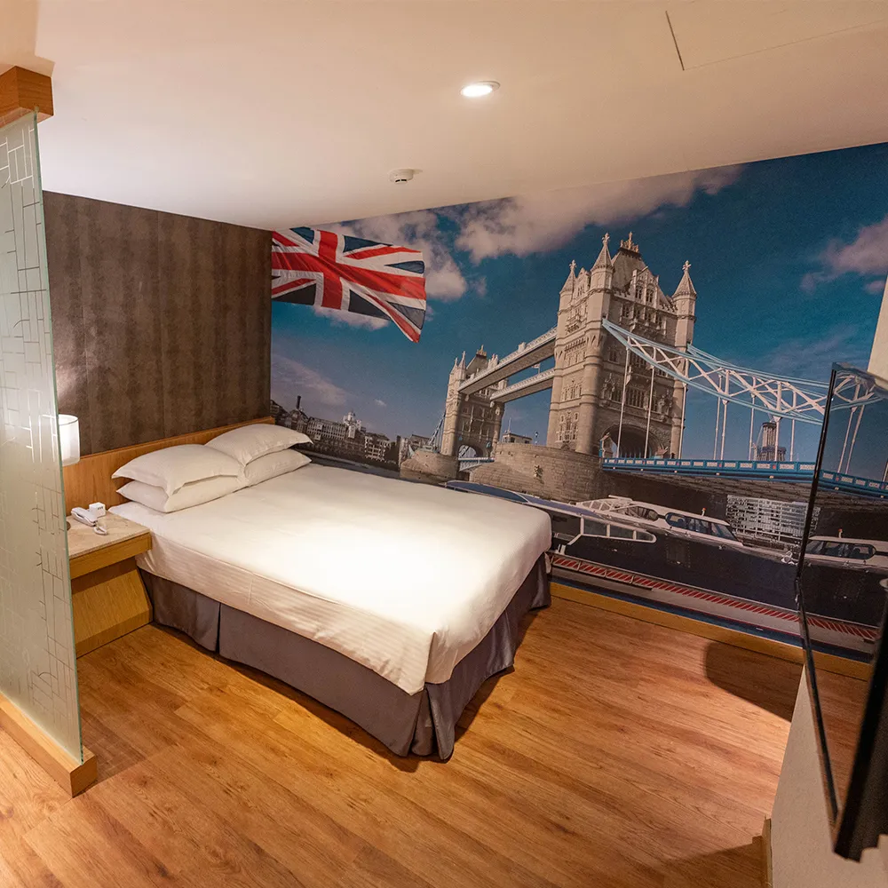 【台北雲富大飯店】雙人休息2小時-標準雙人房無窗(享樂券)