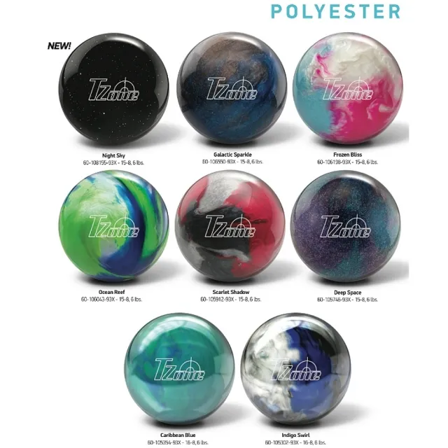 【DJ80 嚴選】美國Brunswick Tzone POLYESTER 高級保齡球11磅(新色上市 多色任選)
