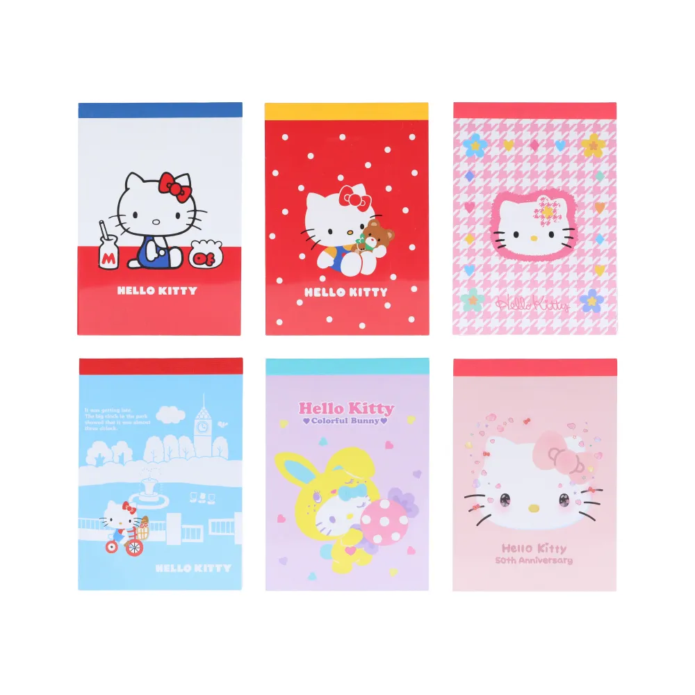 【sun-star】Hello Kitty 50週年 迷你便條紙(6款可選/日本進口/便條紙/便條貼)