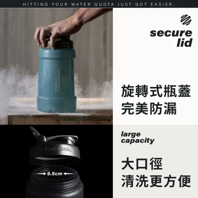【Blender Bottle】2入組_Koda V2超大容量防漏運動水壺2200ml/74oz(blenderbottle/健身水壺/大容量水瓶)