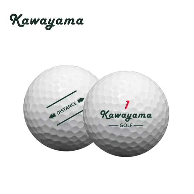 台灣製Kawayama GOLF川山高爾夫球-桿桿好系列-2層球(1打12顆)