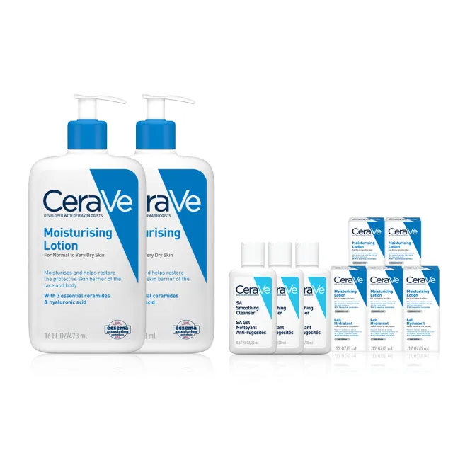 【CeraVe 適樂膚】momo限定雙星組★長效清爽保濕乳 473ml*2_C(臉部身體乳液)